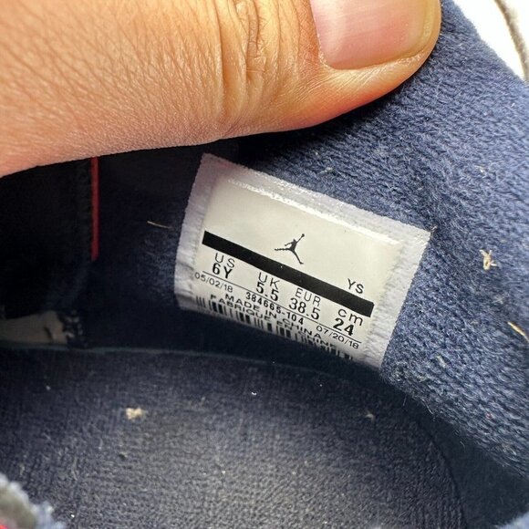 Nike Air Jordan VI 6 Retro Youth Size 6Y 384665-104 Tinker White Infrared Shoes - Picture 13 of 14